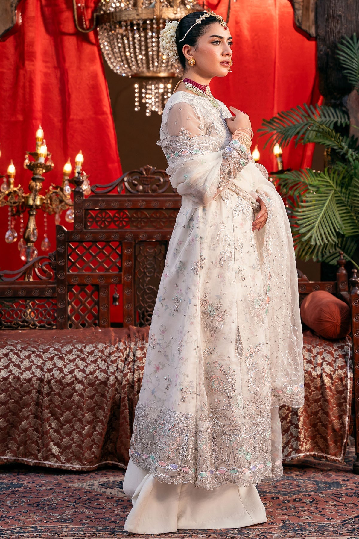 Motifz | Luxury Formal | 4829-GULNAAR - Pakistani Designer Dress - by Motifz - Type : Ladies Clothes - 100% Original at Saira Sultan