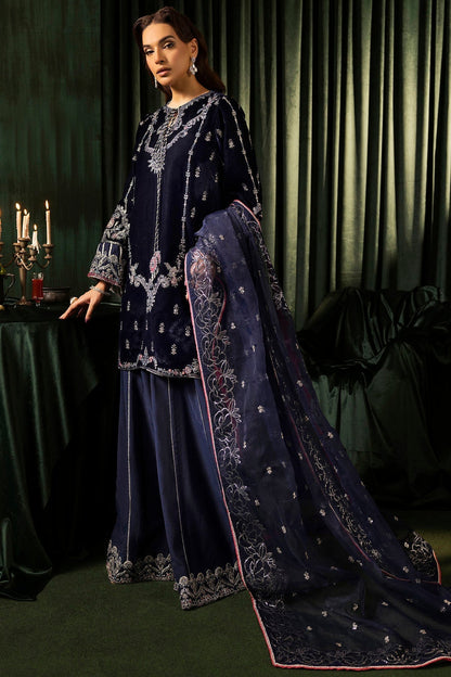 Motifz | Velvet Formals | 5092-AAIRA XL Blue Velvet