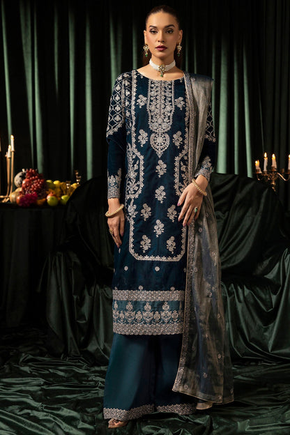 Motifz | Velvet Formals | 5093-DANEEN XS Teal Blue Velvet