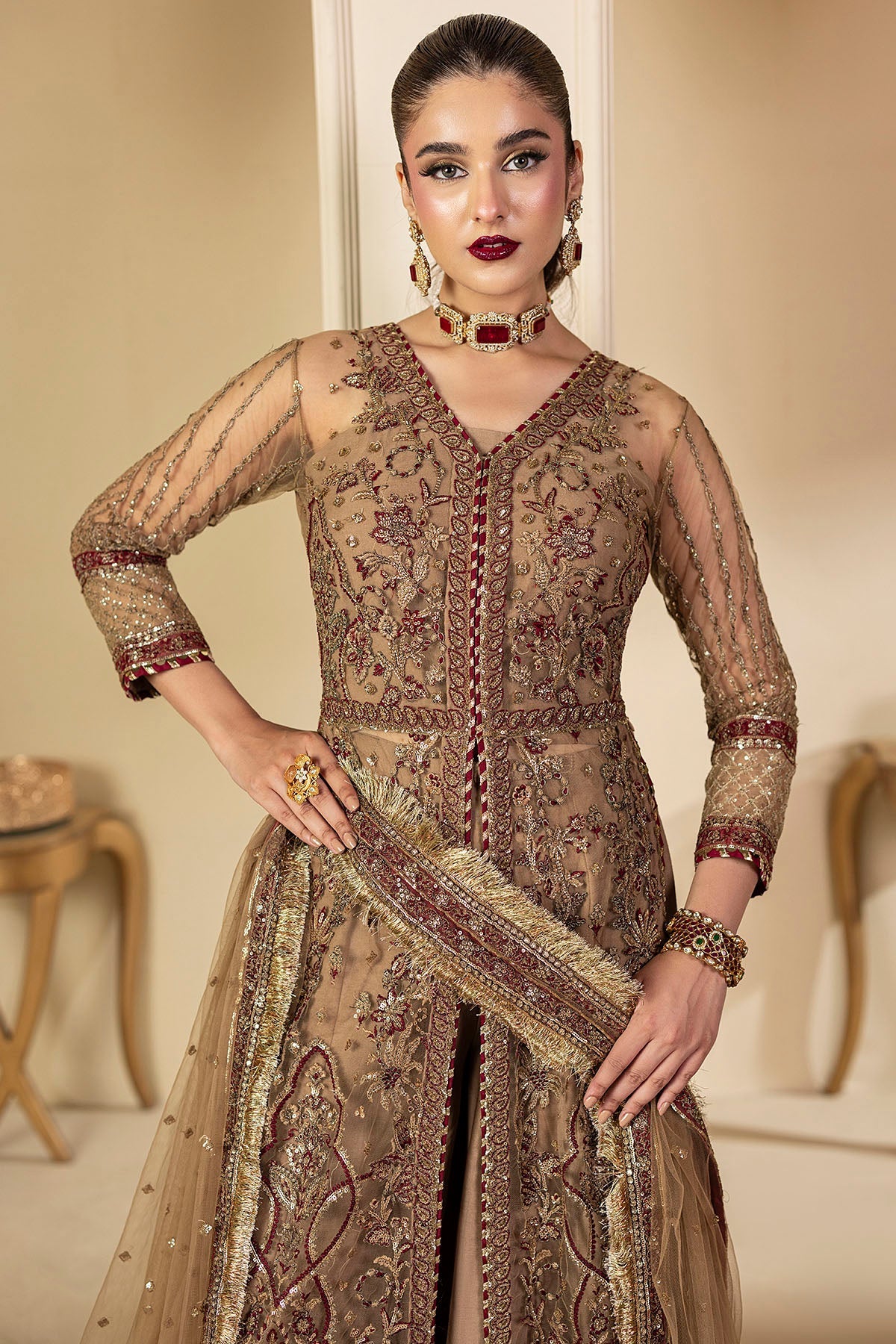 Motifz | Luxury Formal | 5132-MYLAH - Pakistani Designer Dress - by Motifz - Type : Ladies Clothes - 100% Original at Saira Sultan