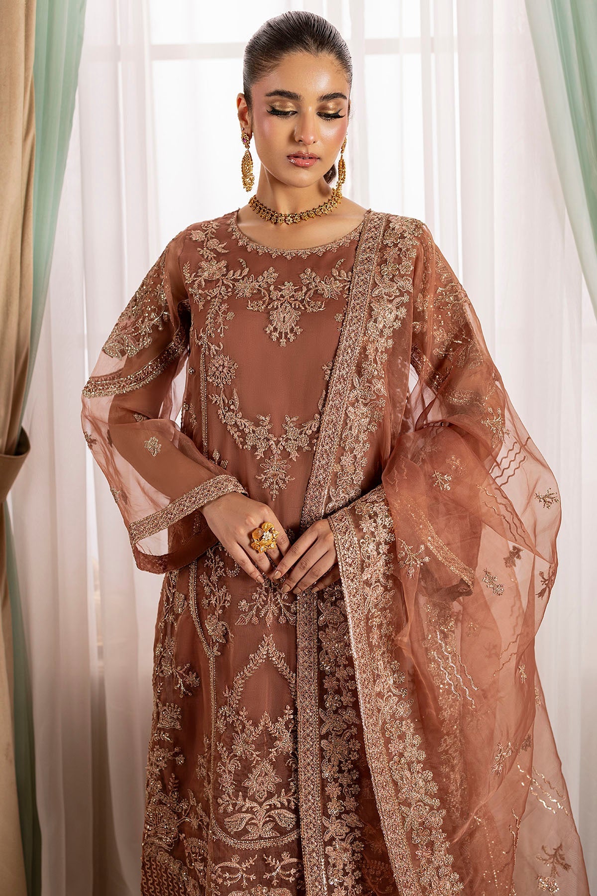 Motifz | Luxury Formal | 5136-JOURNEE - Pakistani Designer Dress - by Motifz - Type : Ladies Clothes - 100% Original at Saira Sultan
