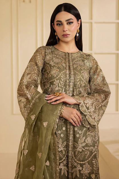 Motifz | Luxury Formal | 5137-GREEN - Pakistani Designer Dress - by Motifz - Type : Ladies Clothes - 100% Original at Saira Sultan