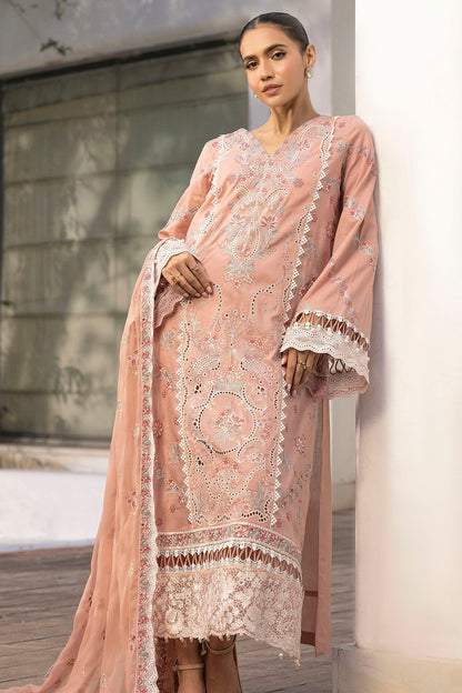 Motifz | Premium Lawn 25 | 5309-BRIELLE XL Peach Pink Lawn