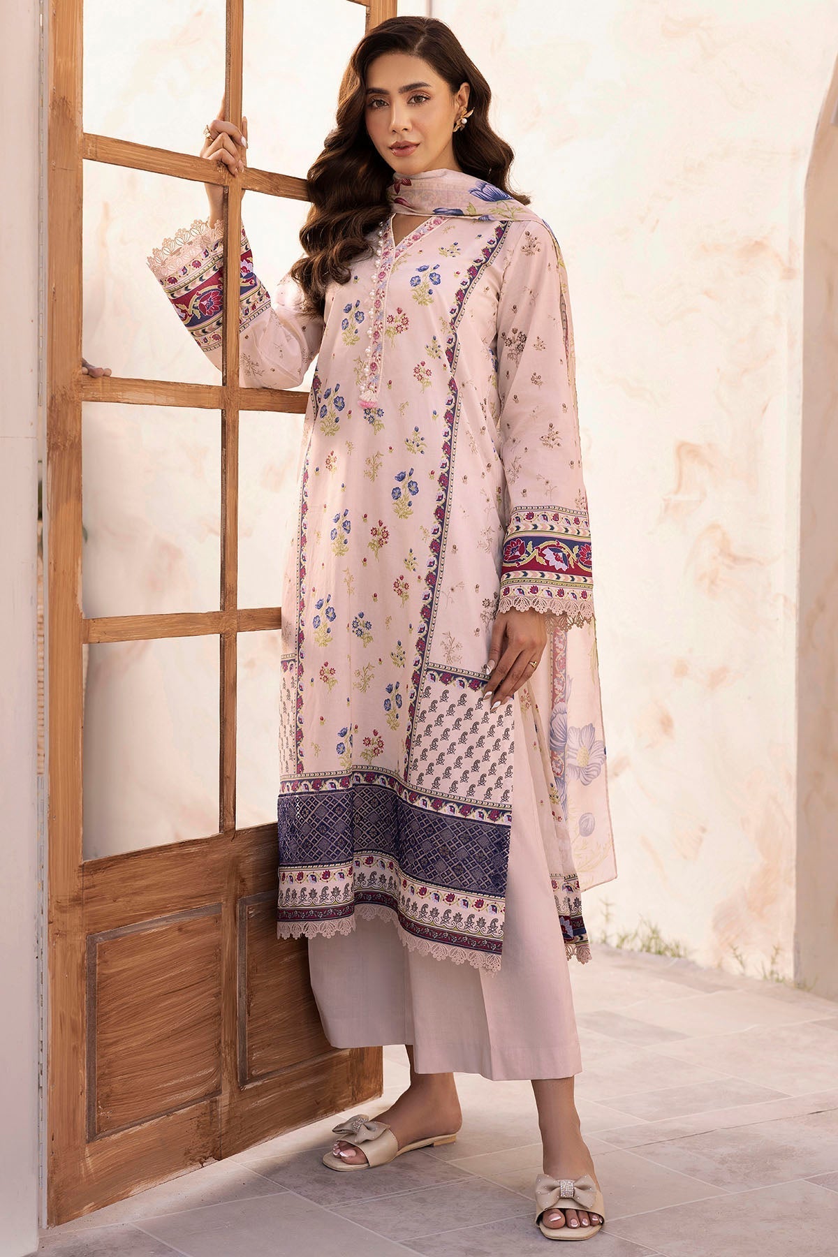 Motifz | Umang Lawn | 5414-RUYA XS Beige Lawn