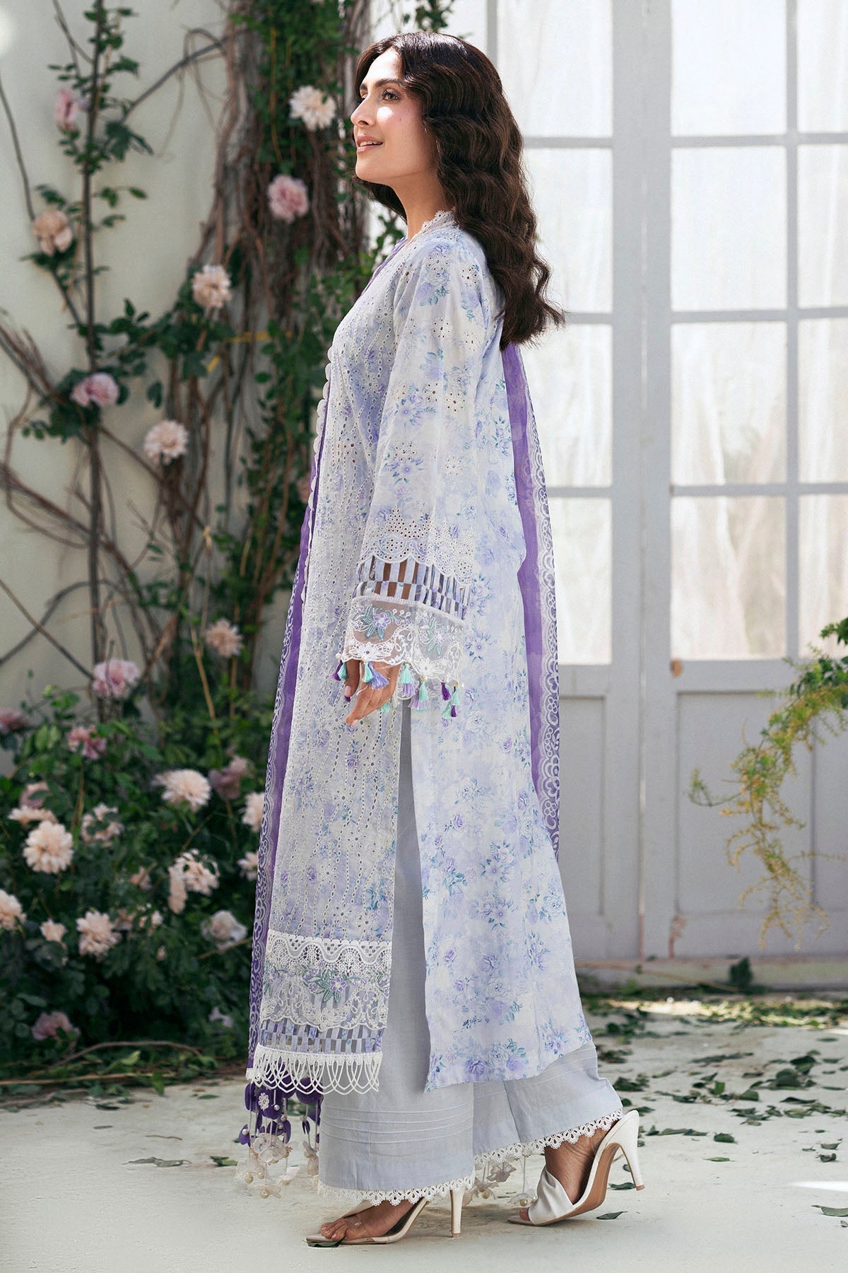 Motifz | Premium Lawn 25 | 5424-VALERIE L Gray Lawn