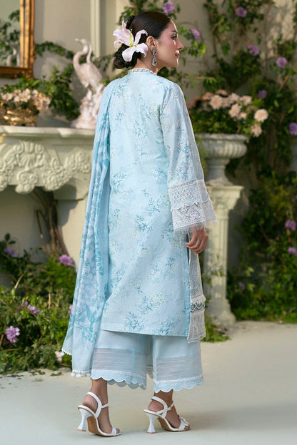 Motifz | Premium Lawn 25 | 5425-LAVENDER S Ice Blue Lawn