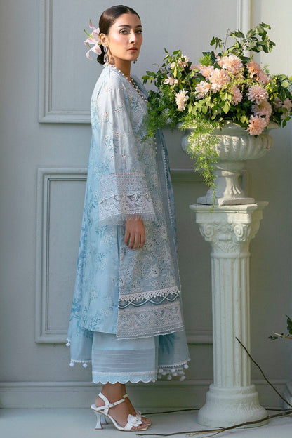 Motifz | Premium Lawn 25 | 5425-LAVENDER XL Ice Blue Lawn