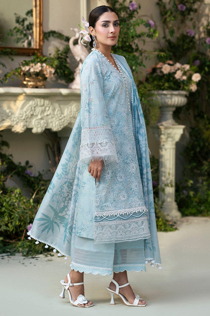 Motifz | Premium Lawn 25 | 5425-LAVENDER L Ice Blue Lawn