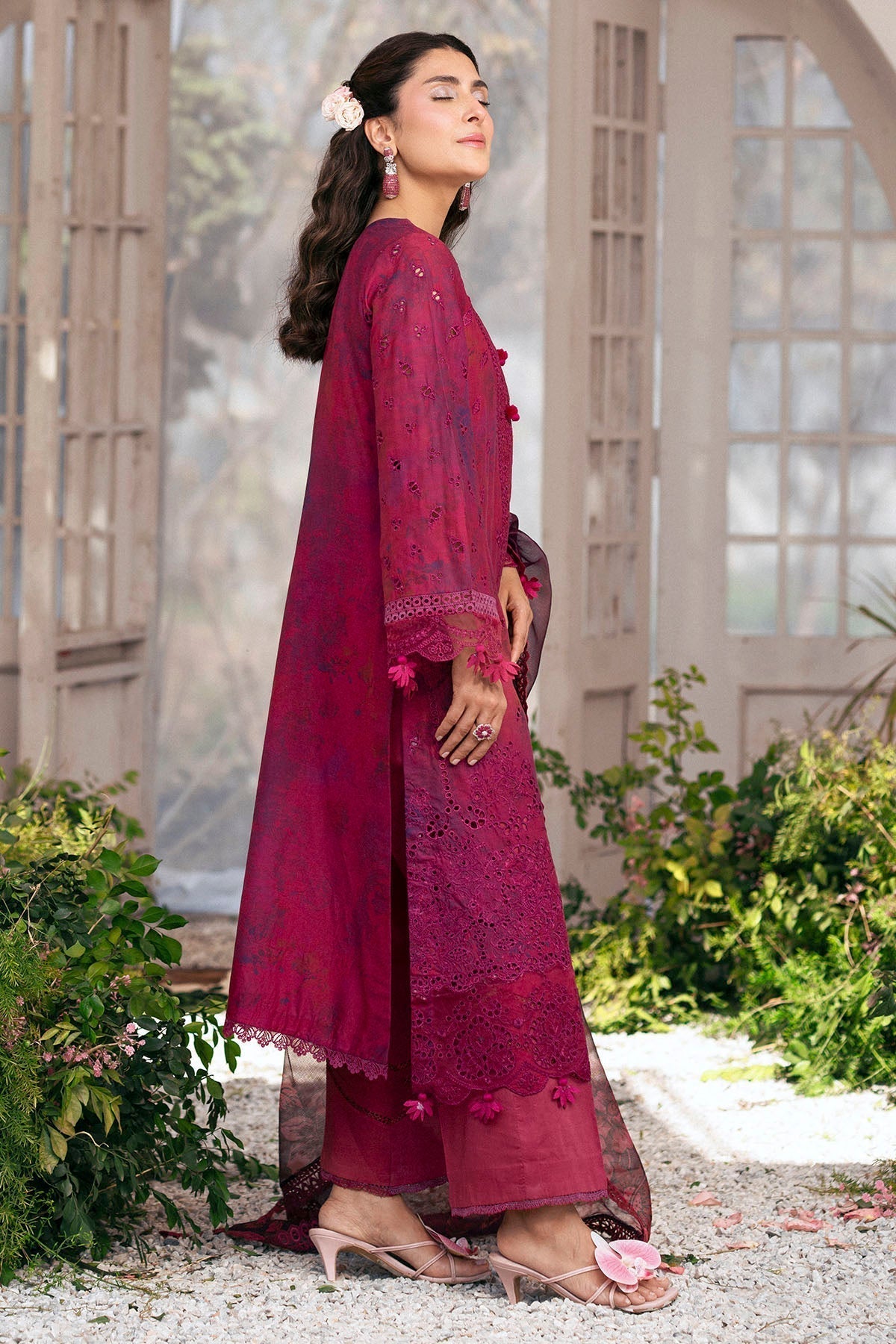 Motifz | Premium Lawn 25 | 5426-VALERIE XL Berry Lawn