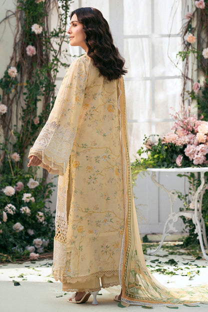 Motifz | Premium Lawn 25 | 5429-ORCHID S Pale Yellow Lawn