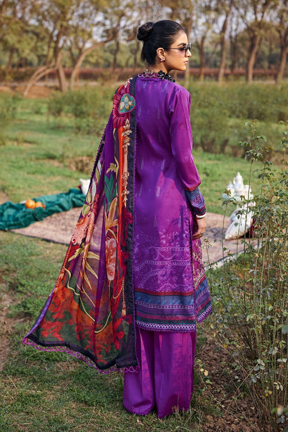 Motifz | Umang Lawn | 3547-ELIF S Purple Lawn
