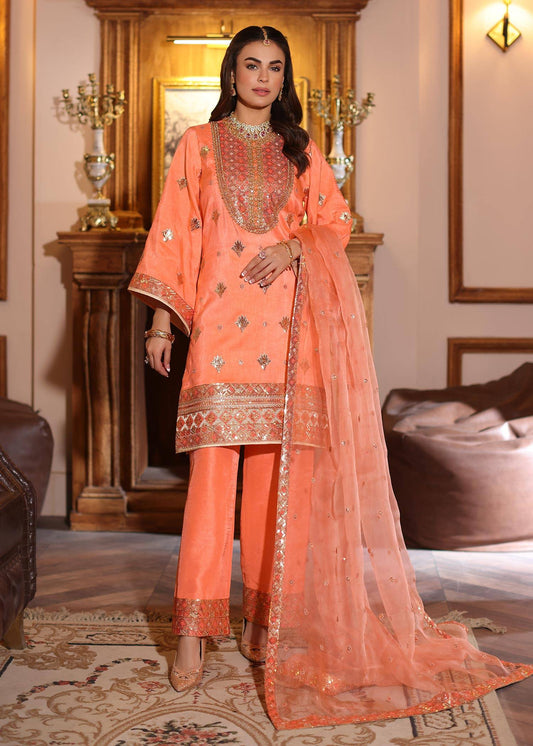 Waqas Shah | Meh-E-Nur | BLUSH - Pakistani Designer Dress - by Waqas Shah | Type: Bridal - 100% Original at Saira Sultan