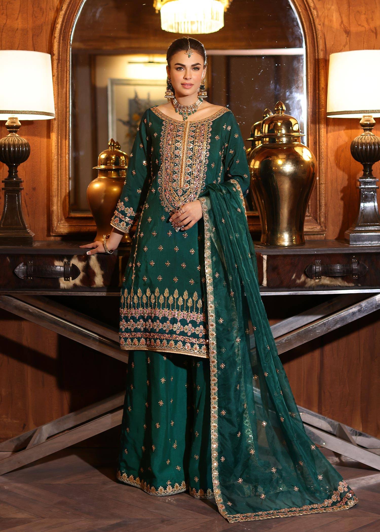 Waqas Shah | Meh-E-Nur | DAYLILLY - Pakistani Designer Dress - by Waqas Shah | Type: Bridal - 100% Original at Saira Sultan