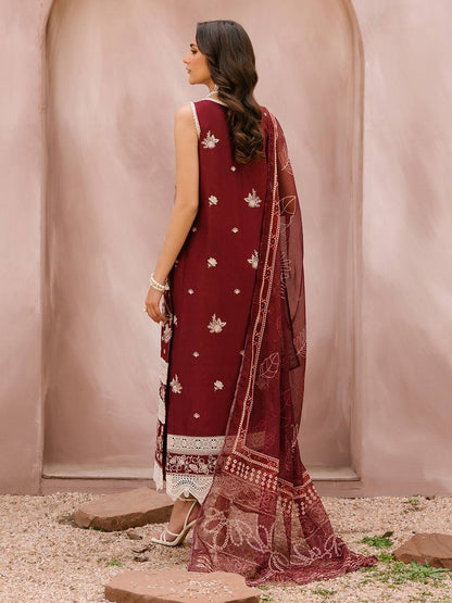 Mahnur | Masakali Luxury Lawn 24 | MK 02 - B - Pakistani Designer Dress - by Mahnur | Type: Luxury - 100% Original at Saira Sultan