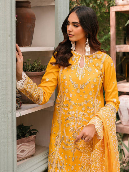 Mahnur | Masakali Luxury Lawn 24 | MK 06 - A - Pakistani Designer Dress - by Mahnur | Type: Luxury - 100% Original at Saira Sultan