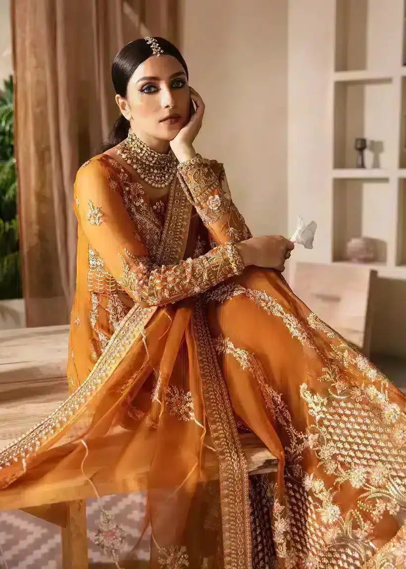 Mahum Asad | Lamhay Wedding Formals 23 | Kesari - Pakistani Designer Dress - by Mahum Asad | Type: Formal - 100% Original at Saira Sultan