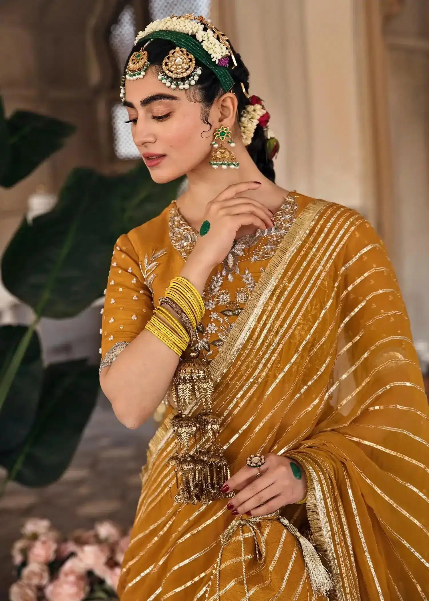 Mahum Asad | Gul Posh Luxury Formals 23 | Nazneen - Pakistani Designer Dress - by Mahum Asad | Type: Bridal - 100% Original at Saira Sultan