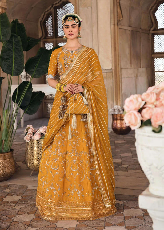 Mahum Asad | Gul Posh Luxury Formals 23 | Nazneen - Pakistani Designer Dress - by Mahum Asad | Type: Bridal - 100% Original at Saira Sultan