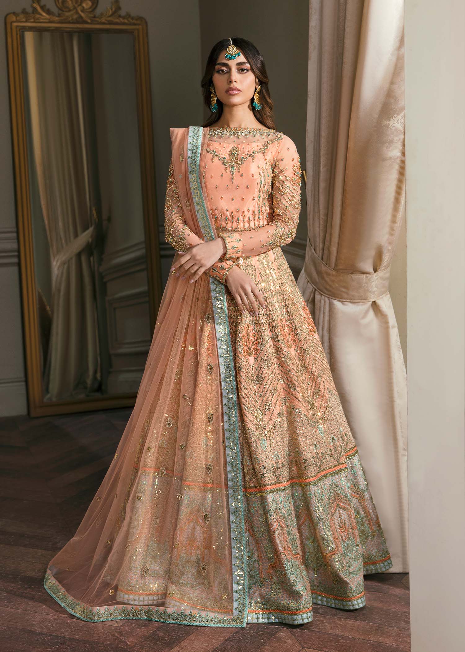 Waqas Shah | Malika - E - Elizabeth | ARTISTRY ROSE - Pakistani Designer Dress - by Waqas Shah | Type: Formal - 100% Original at Saira Sultan
