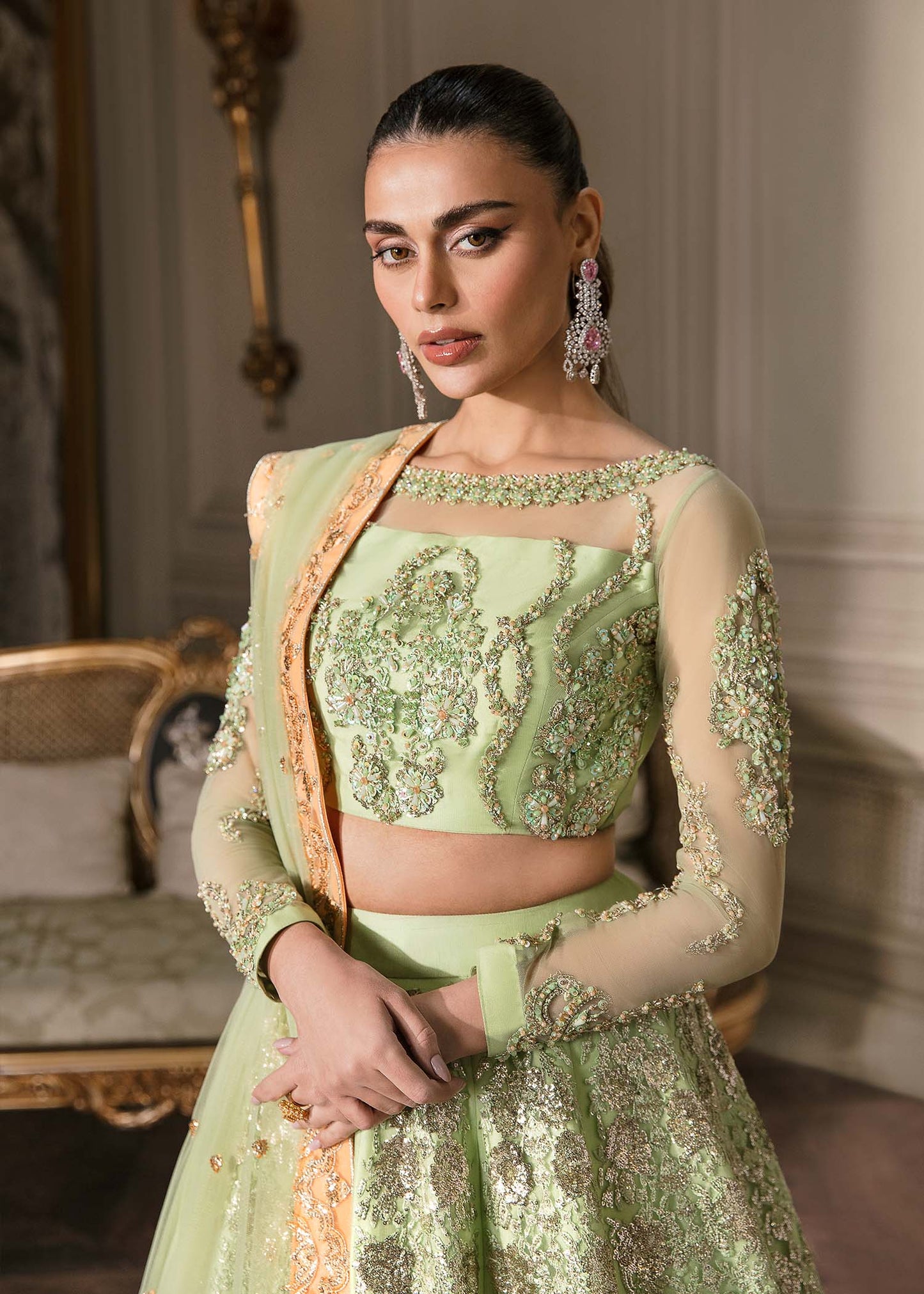 Waqas Shah | Malika - E - Elizabeth | DAISY - Pakistani Designer Dress - by Waqas Shah | Type: Formal - 100% Original at Saira Sultan