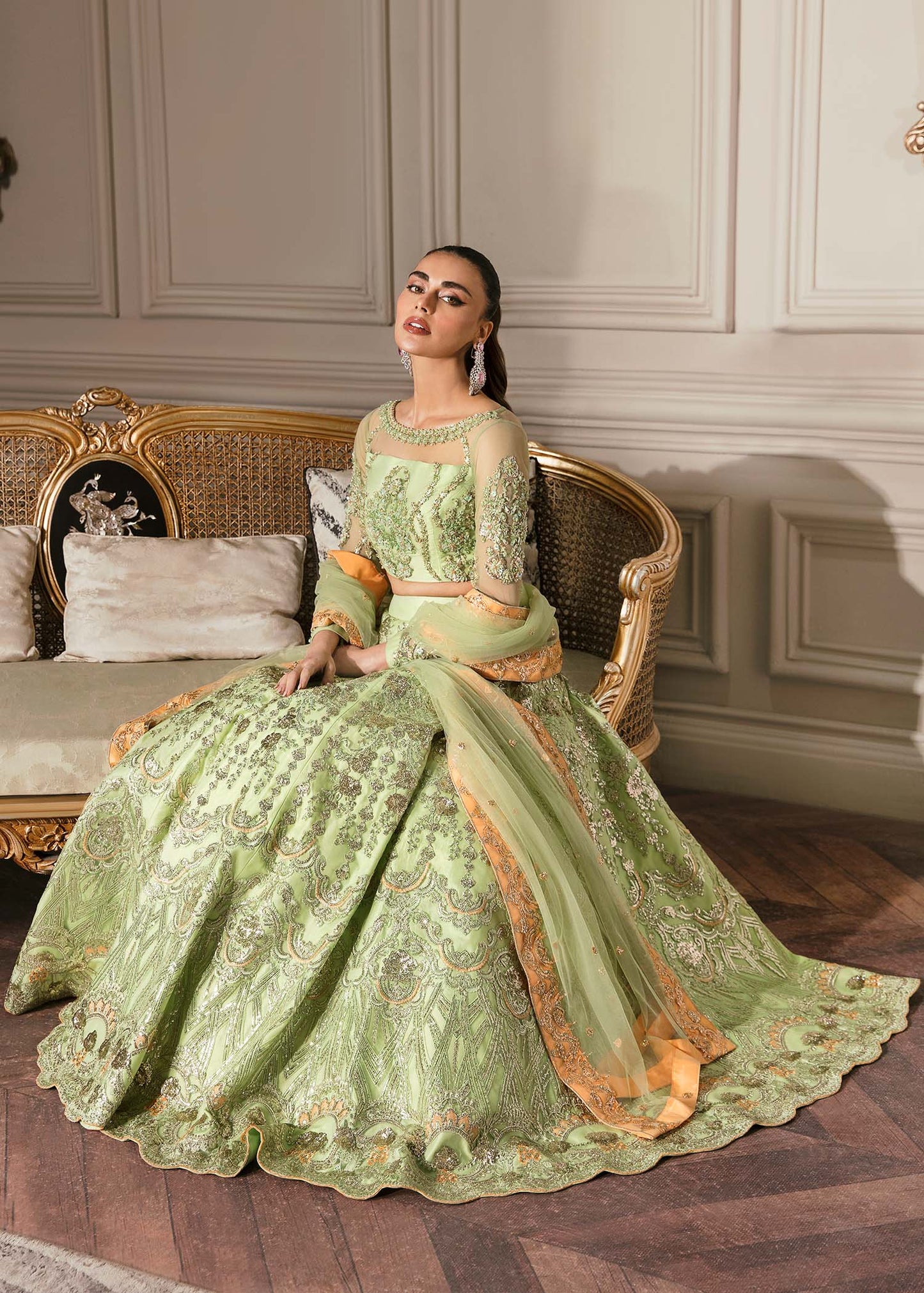 Waqas Shah | Malika - E - Elizabeth | DAISY - Pakistani Designer Dress - by Waqas Shah | Type: Formal - 100% Original at Saira Sultan