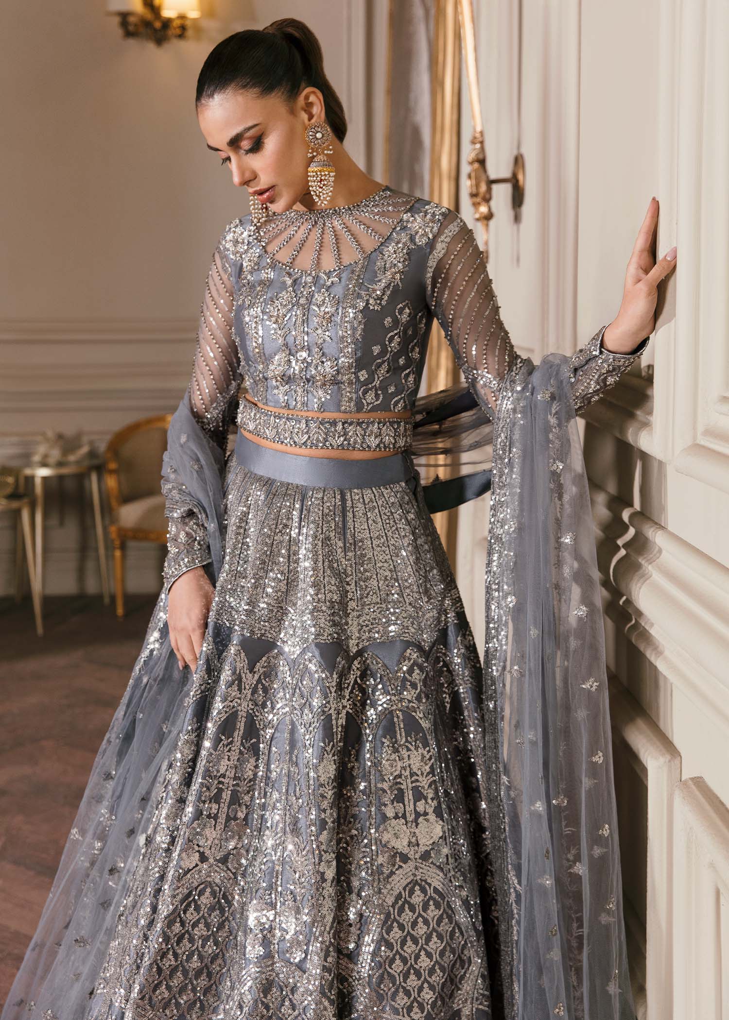 Waqas Shah | Malika - E - Elizabeth | FLORENTINA - Pakistani Designer Dress - by Waqas Shah | Type: Formal - 100% Original at Saira Sultan