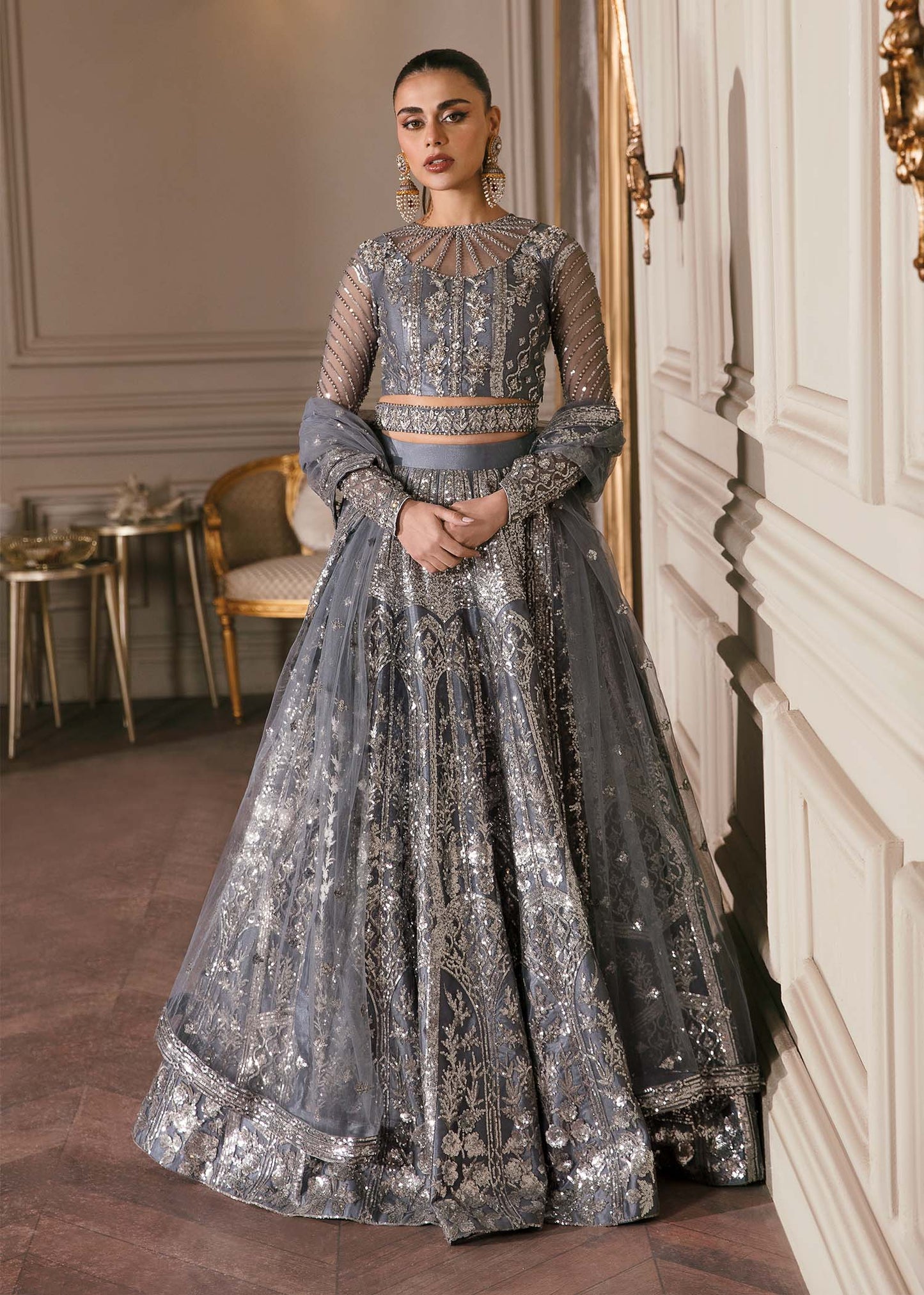 Waqas Shah | Malika - E - Elizabeth | FLORENTINA - Pakistani Designer Dress - by Waqas Shah | Type: Formal - 100% Original at Saira Sultan