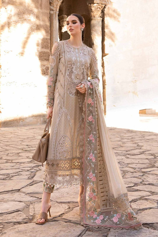 Maria B | Voyage a' Luxe Lawn | D-2410-A - Pakistani Designer Dress - by Maria B | Type: Luxury - 100% Original at Saira Sultan