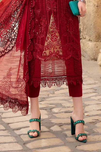 Maria B | Voyage a' Luxe Lawn | D-2401-B - Pakistani Designer Dress - by Maria B | Type: Luxury - 100% Original at Saira Sultan