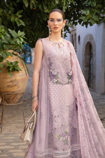 Maria B | Voyage a' Luxe Lawn | D-2411-B - Pakistani Designer Dress - by Maria B | Type: Luxury - 100% Original at Saira Sultan