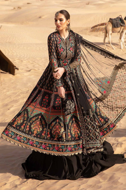 Maria B | Voyage a' Luxe Lawn | D-2413-B - Pakistani Designer Dress - by Maria B | Type: Luxury - 100% Original at Saira Sultan