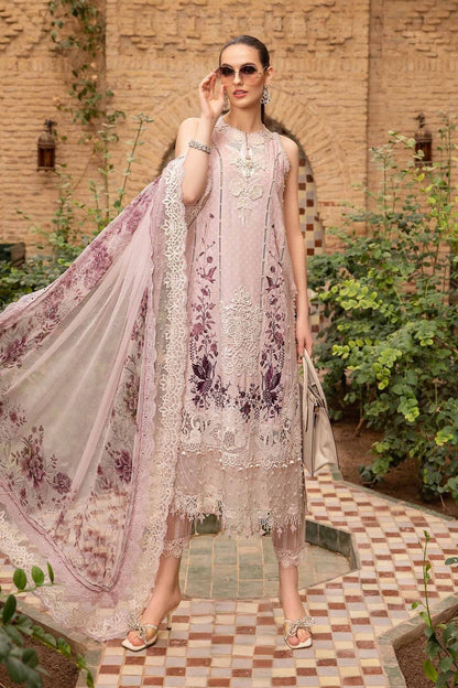 Maria B | Voyage a' Luxe Lawn | D-2414-A - Pakistani Designer Dress - by Maria B | Type: Luxury - 100% Original at Saira Sultan