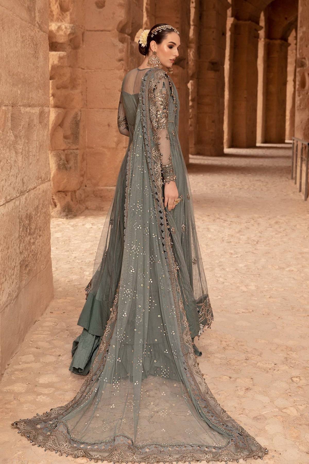 Maria B | Voyage a' Luxe Lawn | D-2403-A - Pakistani Designer Dress - by Maria B | Type: Luxury - 100% Original at Saira Sultan