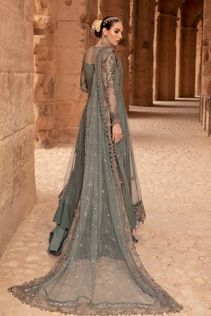 Maria B | Voyage a' Luxe Lawn | D-2403-A - Pakistani Designer Dress - by Maria B | Type: Luxury - 100% Original at Saira Sultan