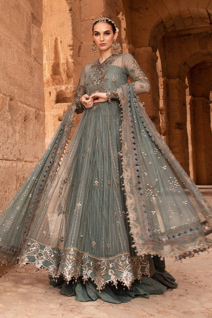 Maria B | Voyage a' Luxe Lawn | D-2403-A - Pakistani Designer Dress - by Maria B | Type: Luxury - 100% Original at Saira Sultan