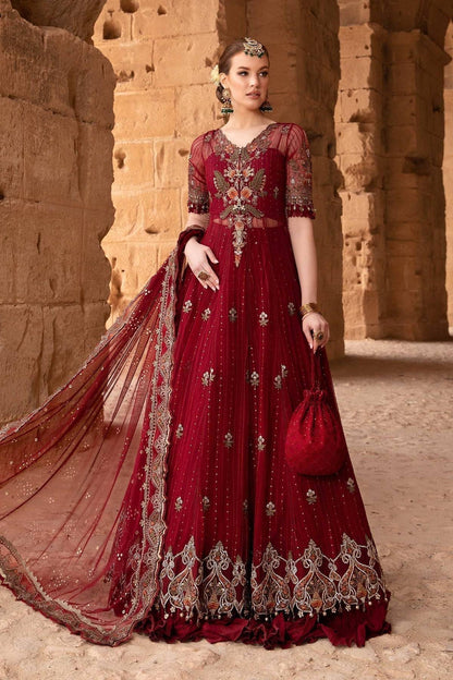 Maria B | Voyage a' Luxe Lawn | D-2403-B - Pakistani Designer Dress - by Maria B | Type: Luxury - 100% Original at Saira Sultan