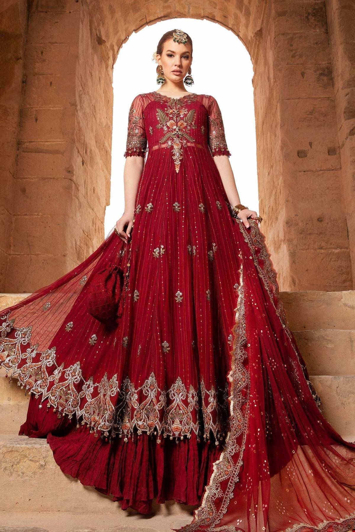 Maria B | Voyage a' Luxe Lawn | D-2403-B - Pakistani Designer Dress - by Maria B | Type: Luxury - 100% Original at Saira Sultan