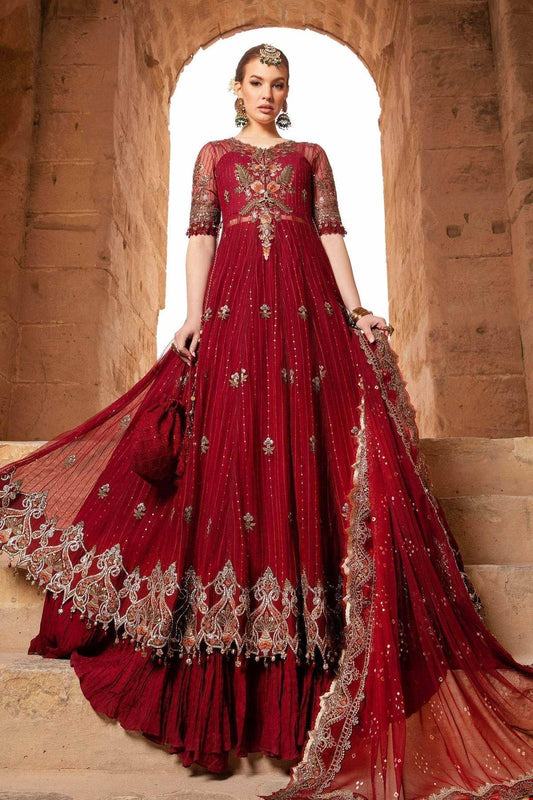 Maria B | Voyage a' Luxe Lawn | D-2403-B - Pakistani Designer Dress - by Maria B | Type: Luxury - 100% Original at Saira Sultan