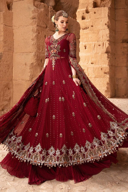 Maria B | Voyage a' Luxe Lawn | D-2403-B - Pakistani Designer Dress - by Maria B | Type: Luxury - 100% Original at Saira Sultan