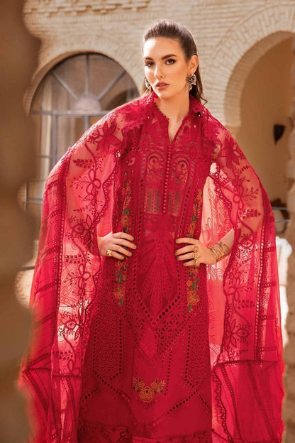 Maria B | Voyage a' Luxe Lawn | D-2404-A - Pakistani Designer Dress - by Maria B | Type: Luxury - 100% Original at Saira Sultan