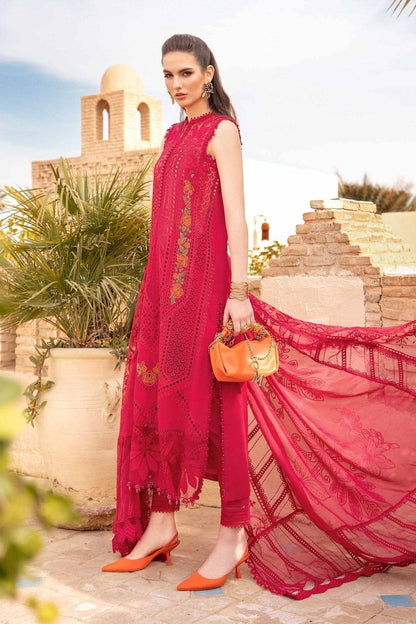 Maria B | Voyage a' Luxe Lawn | D-2404-A - Pakistani Designer Dress - by Maria B | Type: Luxury - 100% Original at Saira Sultan