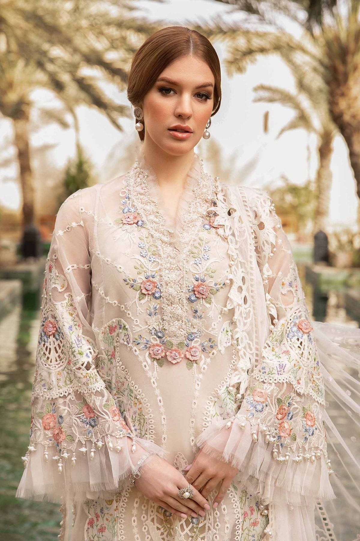 Maria B | Voyage a' Luxe Lawn | D-2405-A - Pakistani Designer Dress - by Maria B | Type: Luxury - 100% Original at Saira Sultan