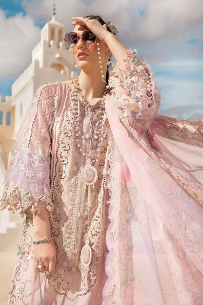 Maria B | Voyage a' Luxe Lawn | D-2406-A - Pakistani Designer Dress - by Maria B | Type: Luxury - 100% Original at Saira Sultan