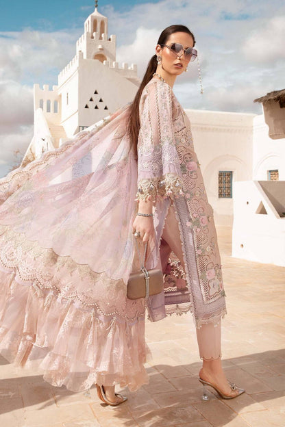 Maria B | Voyage a' Luxe Lawn | D-2406-A - Pakistani Designer Dress - by Maria B | Type: Luxury - 100% Original at Saira Sultan