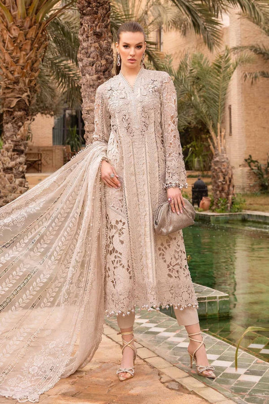 Maria B | Voyage a' Luxe Lawn | D-2409-A - Pakistani Designer Dress - by Maria B | Type: Luxury - 100% Original at Saira Sultan