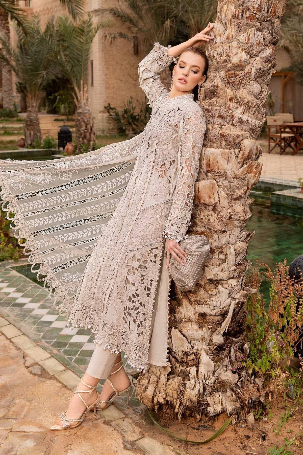 Maria B | Voyage a' Luxe Lawn | D-2409-A - Pakistani Designer Dress - by Maria B | Type: Luxury - 100% Original at Saira Sultan