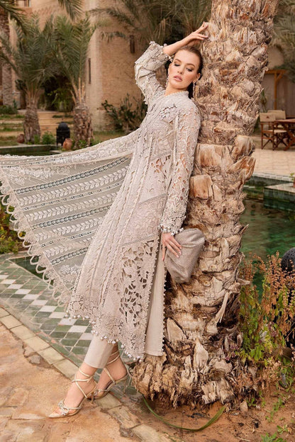 Maria B | Voyage a' Luxe Lawn | D-2409-A - Pakistani Designer Dress - by Maria B | Type: Luxury - 100% Original at Saira Sultan