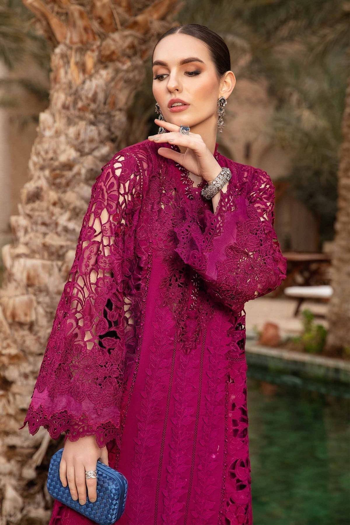 Maria B | Voyage a' Luxe Lawn | D-2409-B - Pakistani Designer Dress - by Maria B | Type: Luxury - 100% Original at Saira Sultan