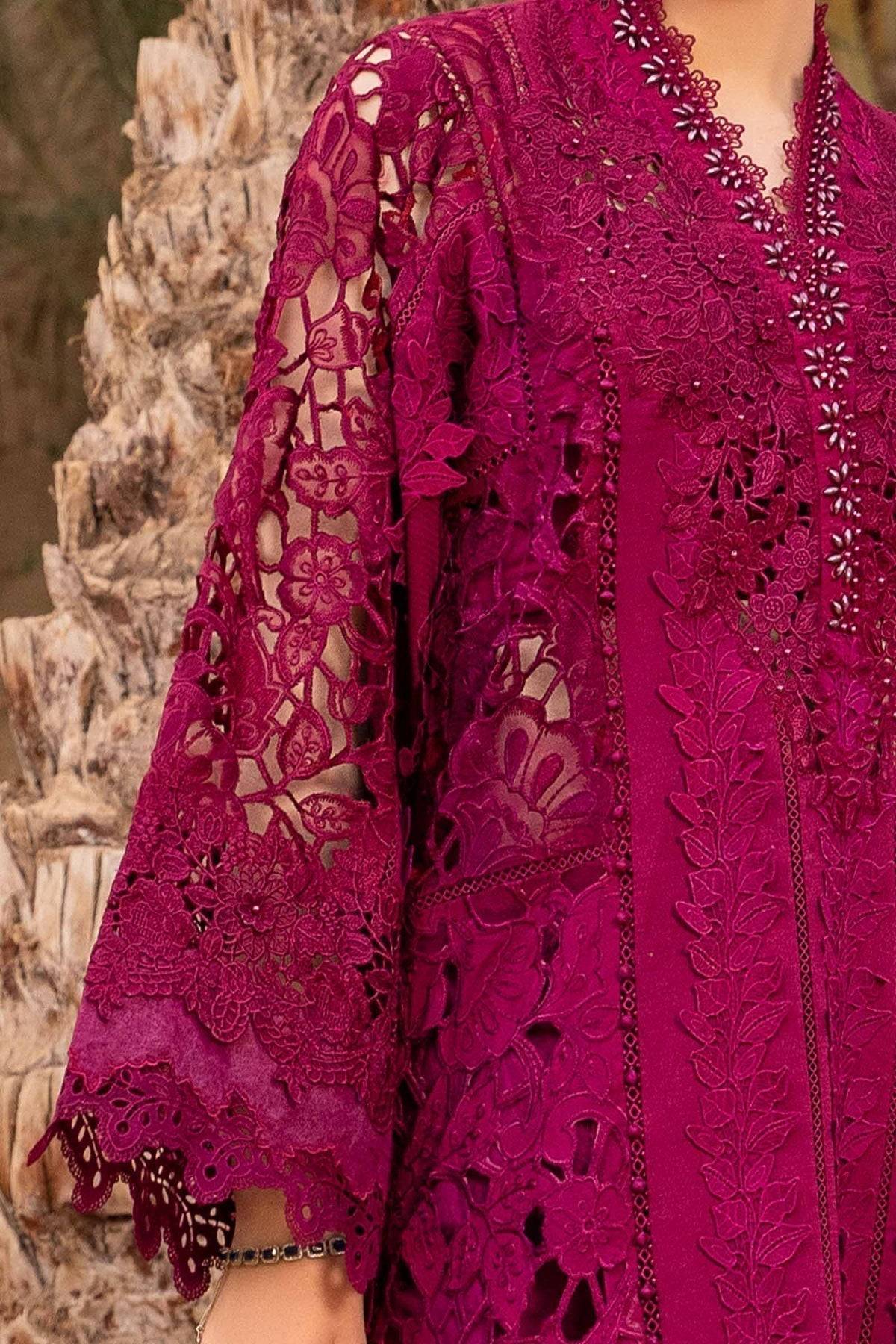 Maria B | Voyage a' Luxe Lawn | D-2409-B - Pakistani Designer Dress - by Maria B | Type: Luxury - 100% Original at Saira Sultan
