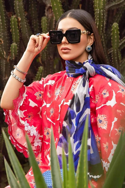 Maria B | M Prints Spring 24 | MPT-2112-A - Pakistani Designer Dress - by Maria B | Type: Luxury - 100% Original at Saira Sultan
